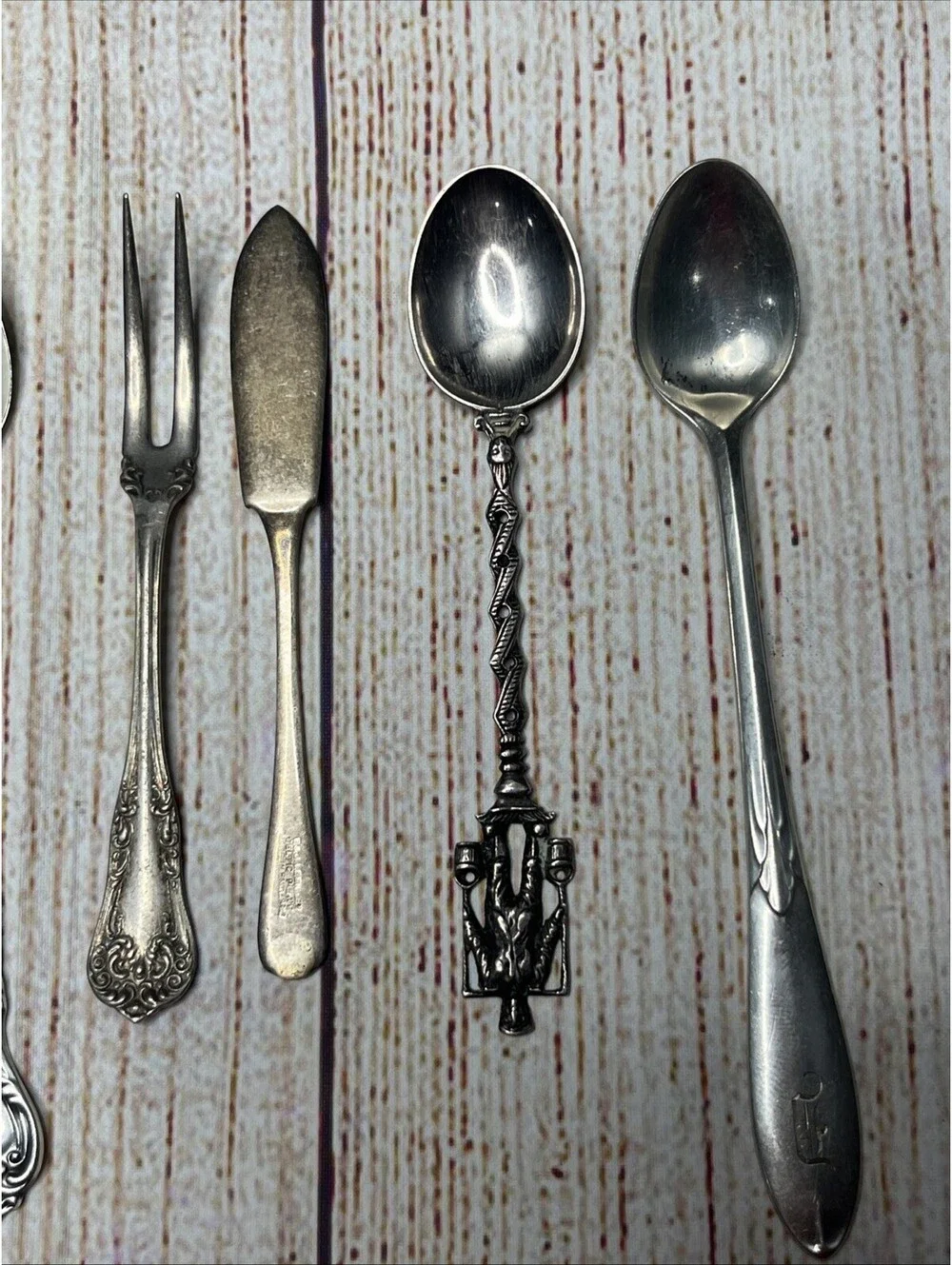 Lots Of 11 Miniature Serving Utensils For Charcuterie Board Silver Plated